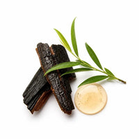 Corteza y hojas de sauce negro con gota de extracto, ingrediente purificante de Oddities